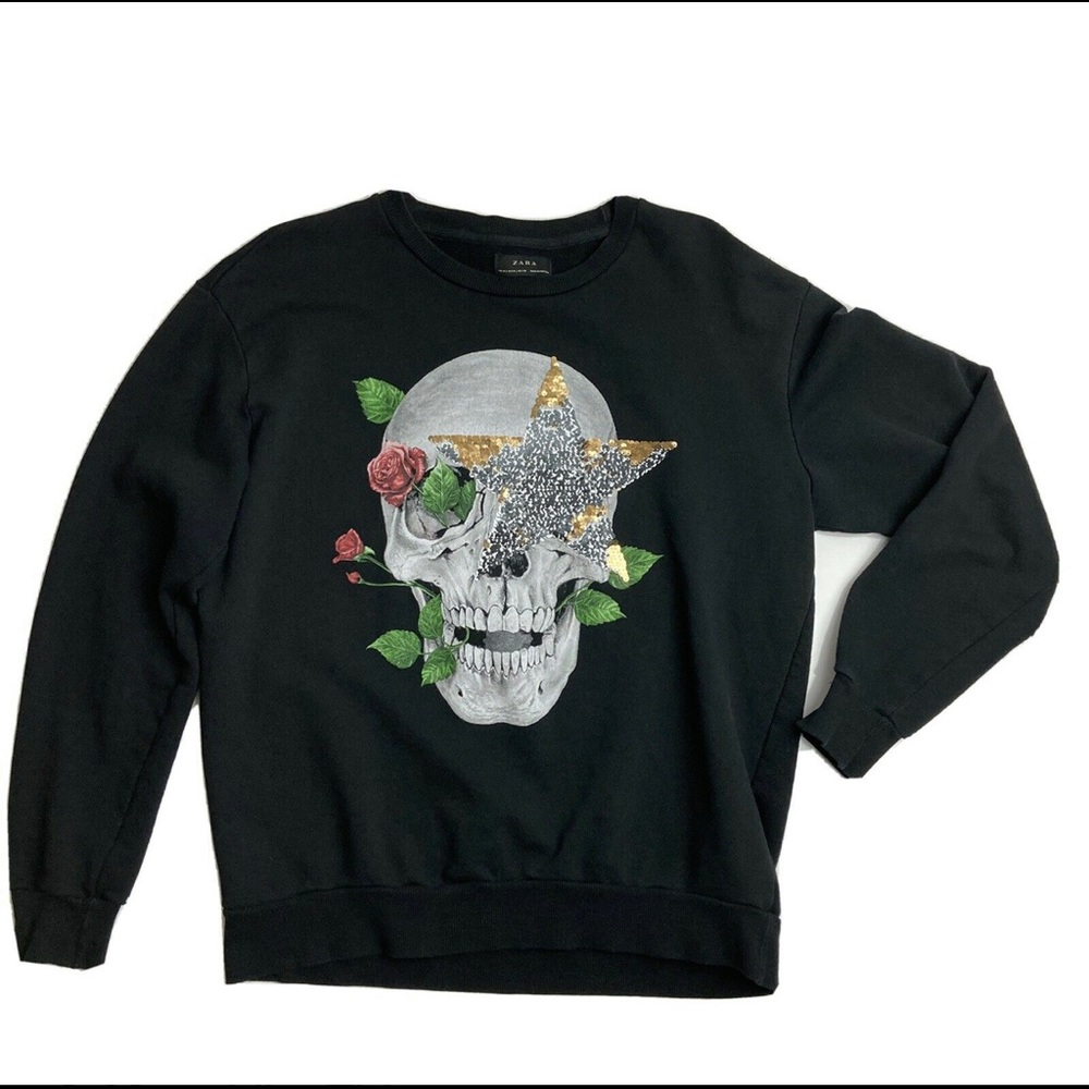 Skullstar black pullover Sweatshirt
